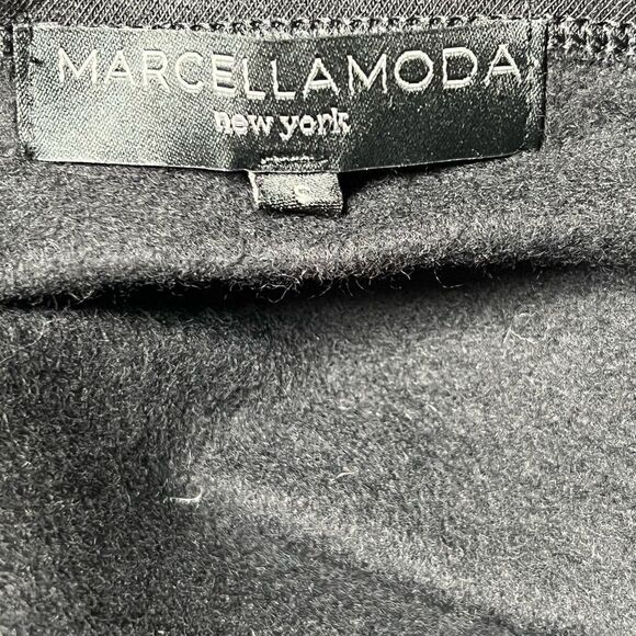 NWT Marcella Moda New York Asymmetrical Funnel Neck Sweatshirt Tunic Sz S - Picture 3 of 6